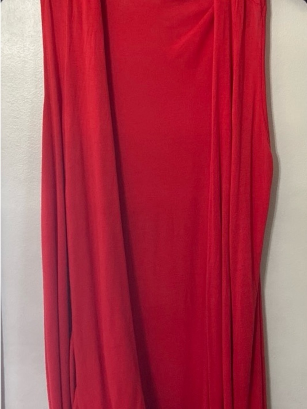 Pur Bold Red Maxi Skirt
